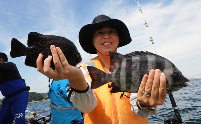 【沖釣り釣果速報】アマダイ便で1kg超え良型シロアマダイ浮上！赤白そろい踏みでゲット（愛知・静岡）