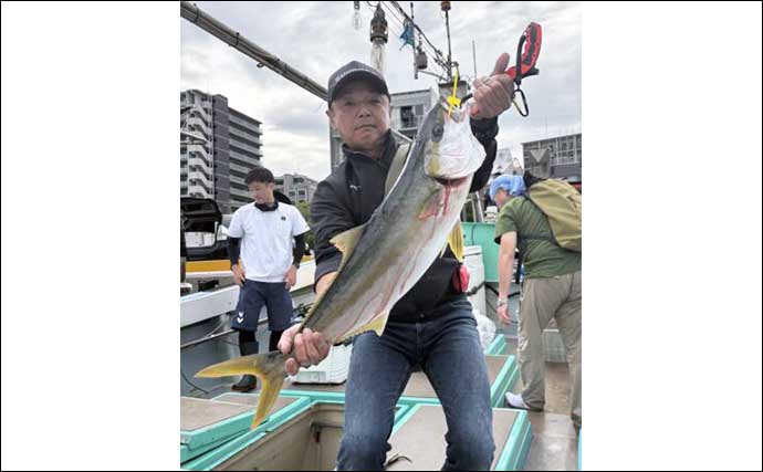 【沖釣り釣果速報】落とし込み釣りでヒラマサ107cm浮上！エサ付き抜群で青物ラッシュ！（福岡）
