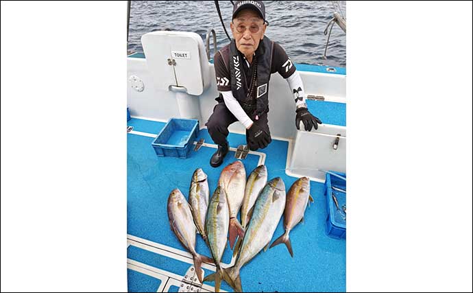 【沖釣り釣果速報】落とし込み釣りでヒラマサ107cm浮上！エサ付き抜群で青物ラッシュ！（福岡）