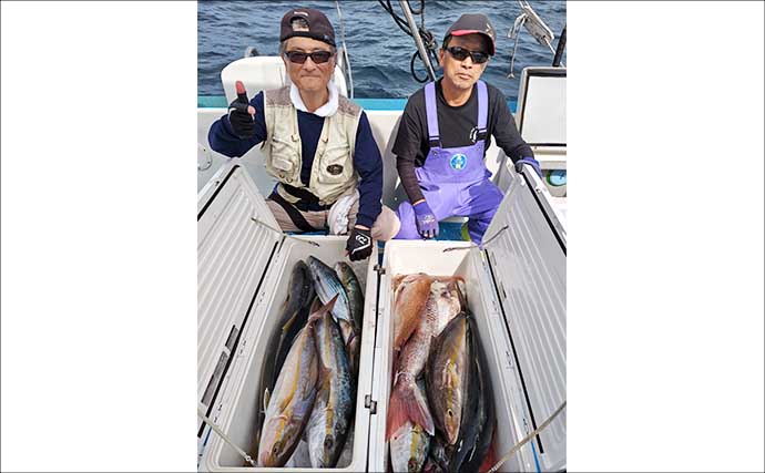 【沖釣り釣果速報】落とし込み釣りで106cmヒラマサ浮上！多彩な魚種がヒット（福岡）