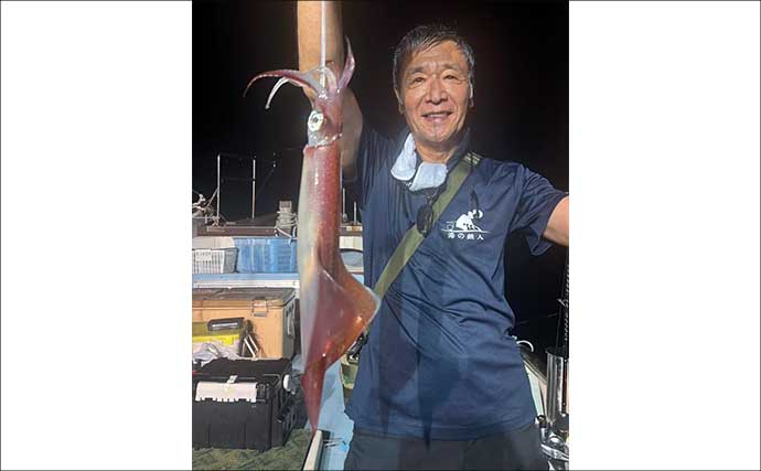 【沖釣り釣果速報】泳がせ釣りで良型マダイ浮上！タチウオ便は指5本級も混じり好調（福岡）