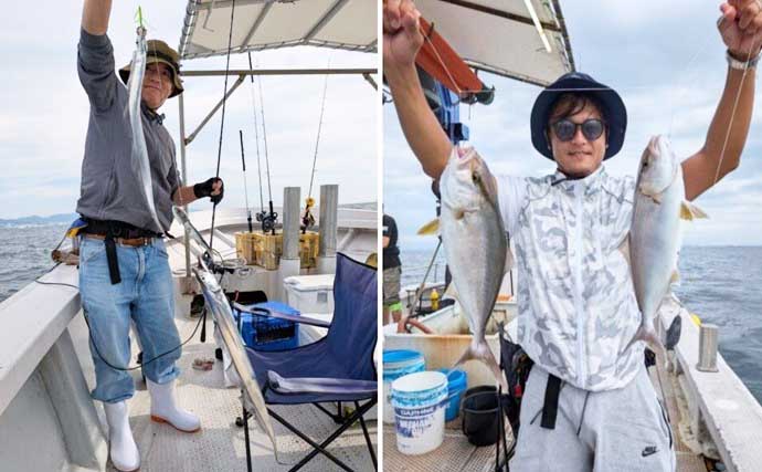 関西エリアの【船釣り特選釣果】ディープタイラバで大ダイ72cm！ティップランではアオリイカ連発
