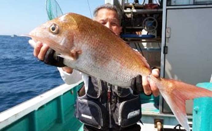 関西エリアの【船釣り特選釣果】ディープタイラバで大ダイ72cm！ティップランではアオリイカ連発