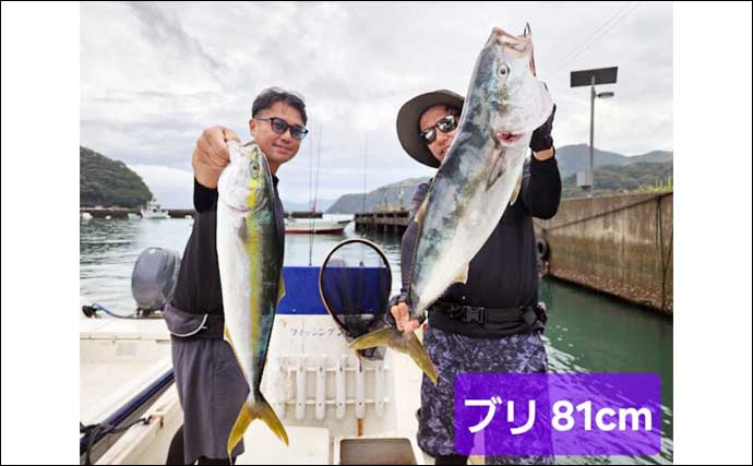 【沖釣り釣果速報】ジギングで73cm良型カンパチ登場！オオモンハタやアカハタもヒット（三重）