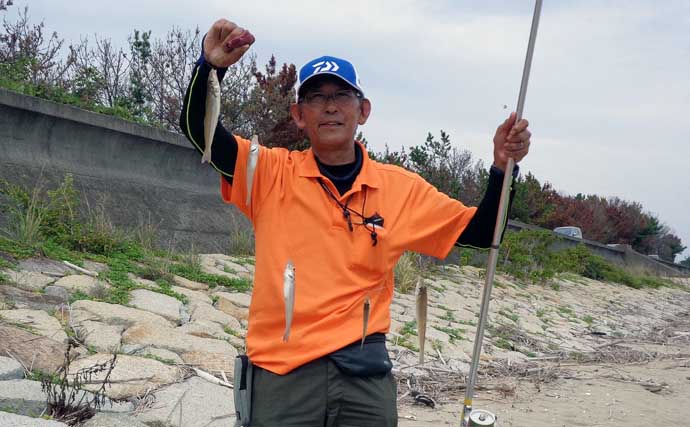 香良洲海岸の投げキス釣りで19cm頭に53匹キャッチ！【三重】数・型ともに大満足