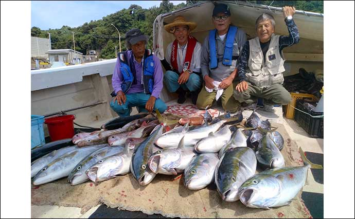 【沖釣り釣果速報】上五島沖のジギング・タイラバ船で6kg級ヒラマサを手中（佐賀・長崎）