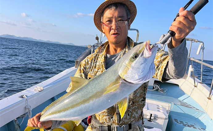【沖釣り釣果速報】上五島沖のジギング・タイラバ船で6kg級ヒラマサを手中（佐賀・長崎）