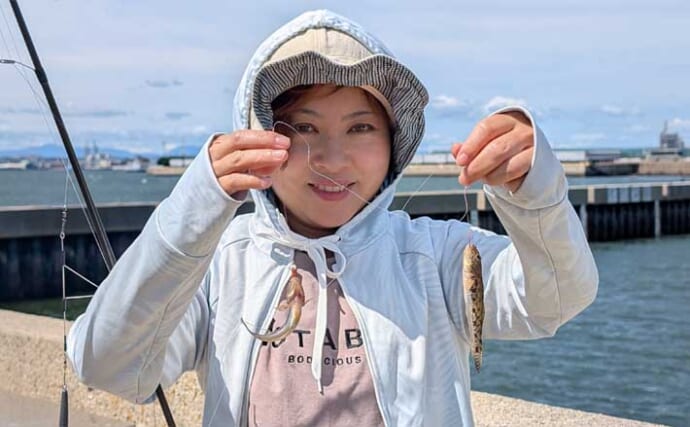 「上げ潮に連発！」碧南海釣り広場のハゼ釣りで夫婦合わせて39匹キャッチ【愛知】