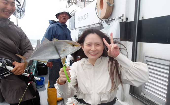 【沖釣り釣果速報】御前崎沖の落とし込み釣りで6kg超マハタが堂々浮上！（愛知・静岡）