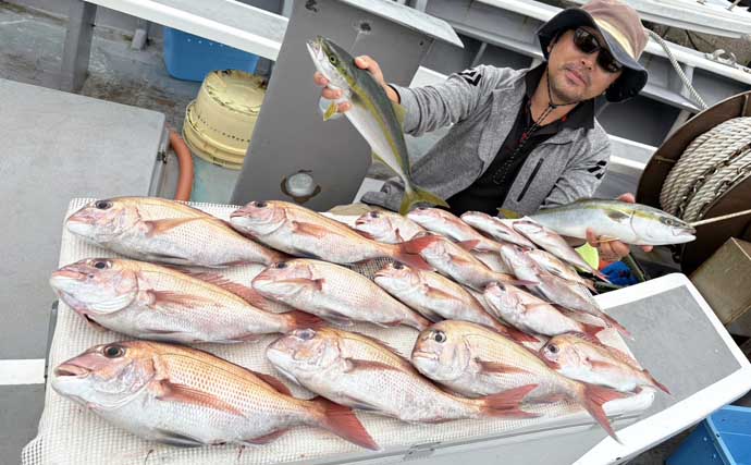 【沖釣り釣果速報】御前崎沖の落とし込み釣りで6kg超マハタが堂々浮上！（愛知・静岡）