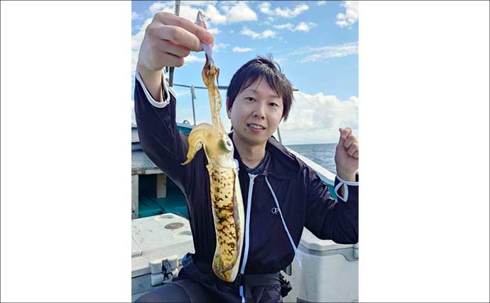 【沖釣りルアー釣果速報】ティップランで釣る人16匹！志摩沖のアオリイカが高活性（三重）