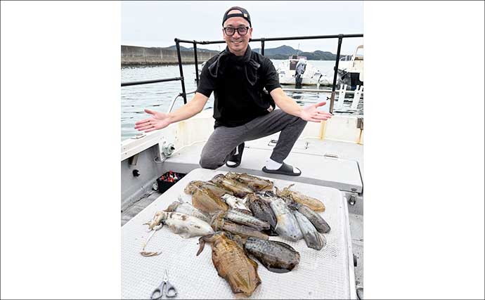 【沖釣りルアー釣果速報】ティップランで釣る人16匹！志摩沖のアオリイカが高活性（三重）