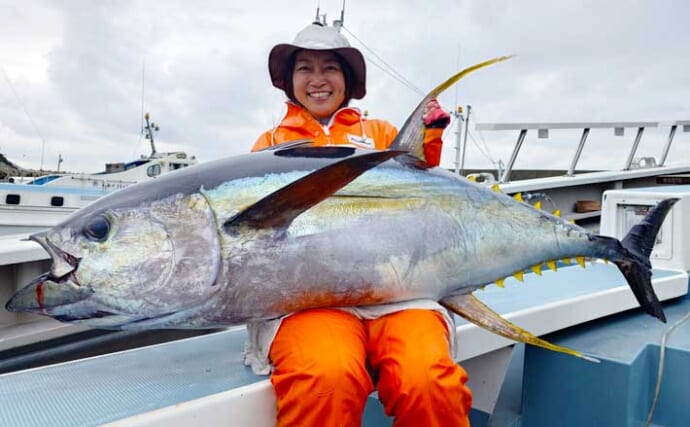 「今季最大61.3kg級も浮上！」相模湾のキハダ＆カツオ釣りで特大キハダマグロ好捕【神奈川】