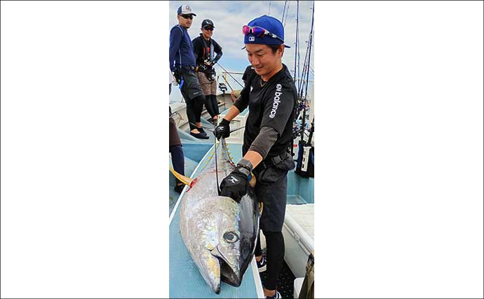 「今季最大61.3kg級も浮上！」相模湾のキハダ＆カツオ釣りで特大キハダマグロ好捕【神奈川】