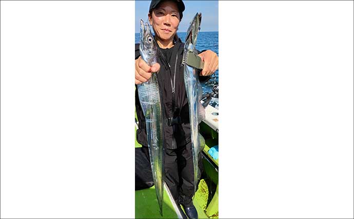 「ドラゴン級も登場！」走水沖のテンビンタチウオ釣りで船中トップ52尾【神奈川】