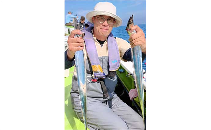 「ドラゴン級も登場！」走水沖のテンビンタチウオ釣りで船中トップ52尾【神奈川】