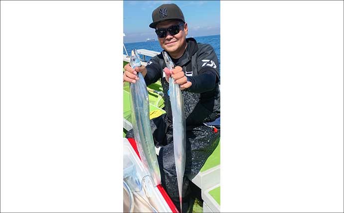 「ドラゴン級も登場！」走水沖のテンビンタチウオ釣りで船中トップ52尾【神奈川】