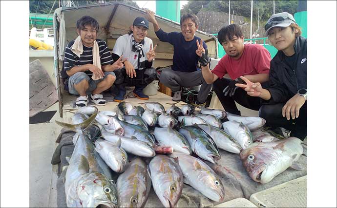 【沖釣り釣果速報】ネリゴ6尾＆マダイ2.5kgと快釣！ライトジギング＆タイラバで高級魚が連発（長崎・佐賀）