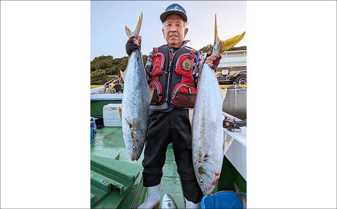 【沖釣り釣果速報】家族で大興奮！落とし込み釣りでネリゴ入れ食い＆青物乱舞（福岡）