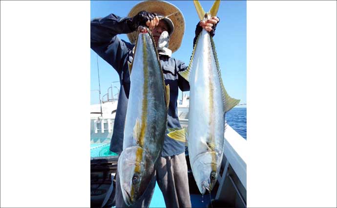 【沖釣り釣果速報】家族で大興奮！落とし込み釣りでネリゴ入れ食い＆青物乱舞（福岡）