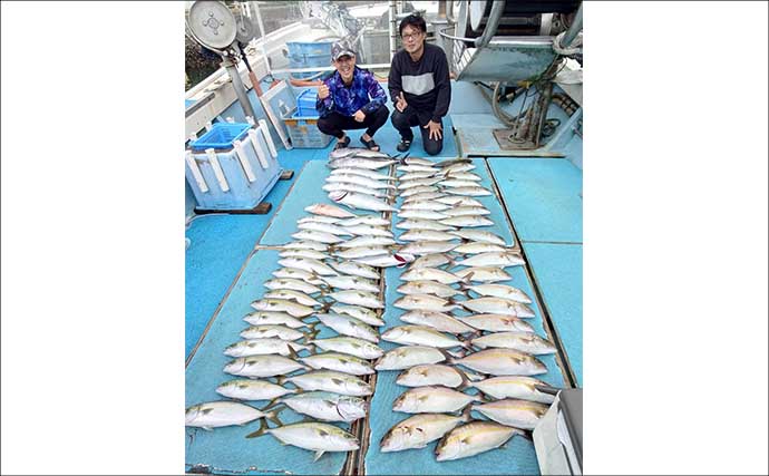 【沖釣り釣果速報】玄界灘の落とし込み釣りで1m級ヒラマサ続出！（福岡）