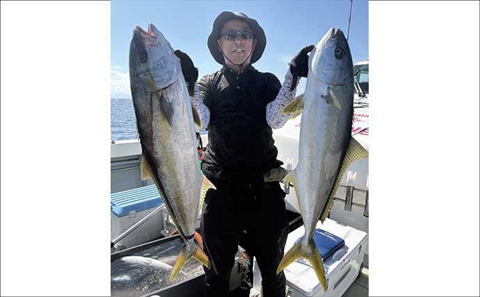 【沖釣り釣果速報】玄界灘の落とし込み釣りで1m級ヒラマサ続出！（福岡）
