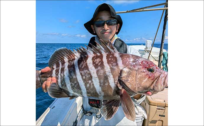 【沖釣り釣果速報】60cm級タカバ浮上！アジの泳がせ釣りで根魚ラッシュ（福岡）