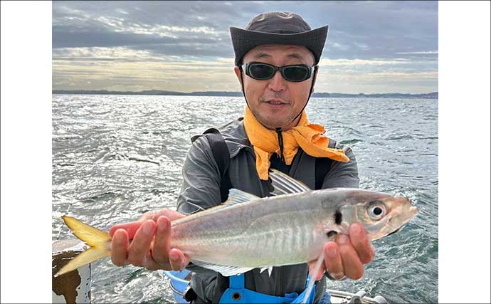 関東エリアの【船釣り特選釣果】LTショートアジ便で良型連発！竿頭24匹の快釣劇