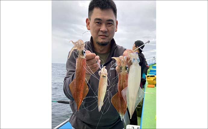関東エリアの【船釣り特選釣果】LTショートアジ便で良型連発！竿頭24匹の快釣劇