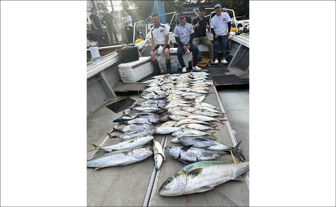 【沖釣り釣果速報】玄界灘の落とし込み釣り好調！10kg級ヒラマサ＆ワラサ爆釣（福岡）