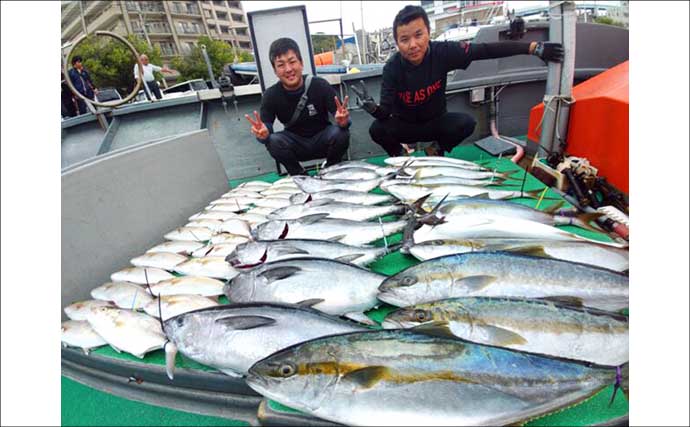 【沖釣り釣果速報】玄界灘の落とし込み釣り好調！10kg級ヒラマサ＆ワラサ爆釣（福岡）