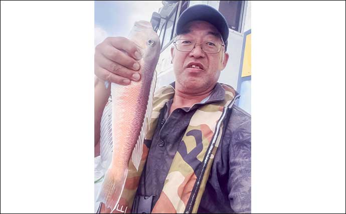 「ドラグ唸る手応え！」底物五目釣りで40cmアマダイ＆58cmマダイ登場【静岡】