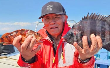 南知多沖のウタセ五目釣りで8目達成！【愛知】小ダイ・カサゴ・サンバソウ…
