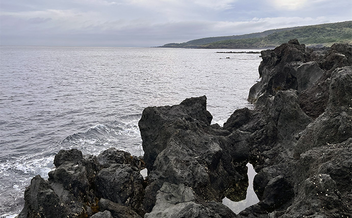 「スマートウォッチの有無で釣果が決まる？」 伊豆大島を１周して磯釣りポイントを探索してみた