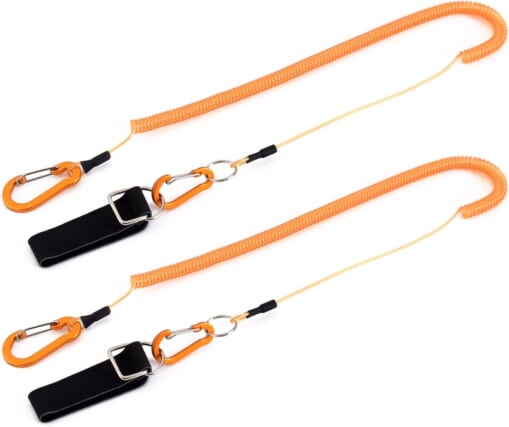 不意の「ポチャン」を防ぐ！尻手ロープでロッドをしっかり守る安心装備