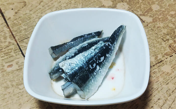 釣った魚で作る「ご飯のおかず」レシピ：小ダツの薄塩　軽く干して旨み凝縮