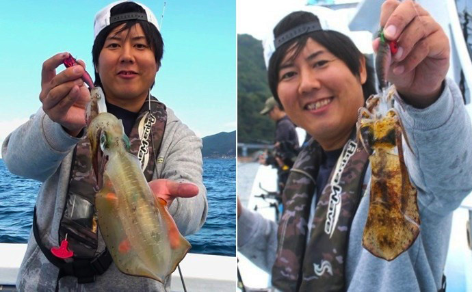 「新・最強伝説誕生！」新製品エギ『アオリクスTR』デビュー戦でアオリイカ乱舞【福井】