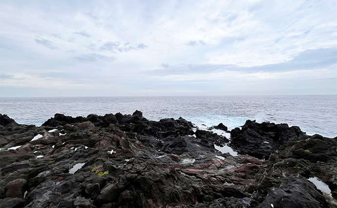 「スマートウォッチの有無で釣果が決まる？」 伊豆大島を１周して磯釣りポイントを探索してみた