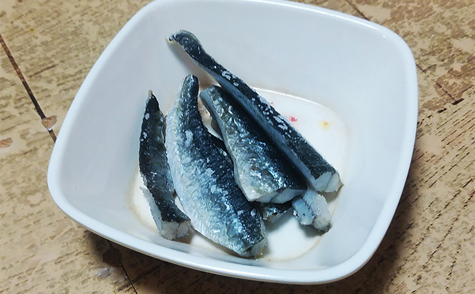 釣った魚で作る「ご飯のおかず」レシピ：小ダツの薄塩　軽く干して旨み凝縮