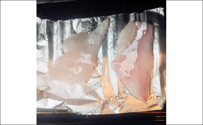 「釣り人の特権」レシピ：スズキのあばら　塩を振って焼くだけで美味しい！