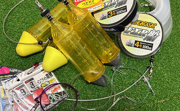 大原沖イサキ船でのシマアジ対応タックルを徹底解説　ターゲットサイズごと3セットの使い分け方とは？