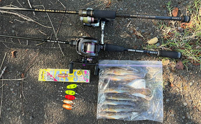 「25cm級良型ハゼがヒット！」ハゼスプで多彩なゲスト含みアタリ堪能【静岡・大賀茂川】