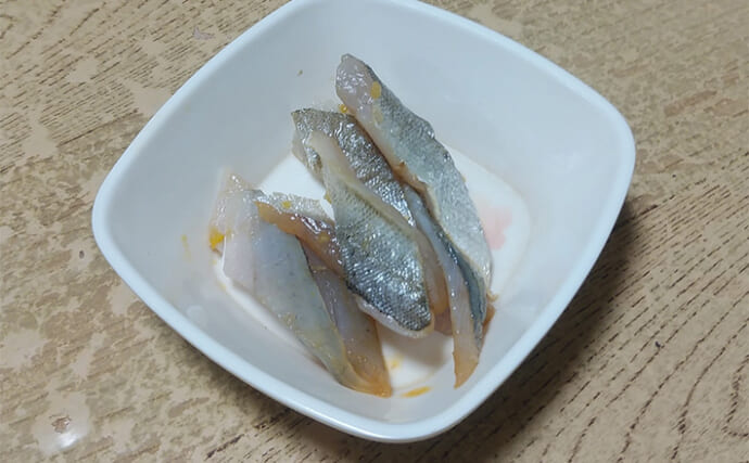 人気釣魚で作る「刺身アレンジ」レシピ：セイゴの柚子ゴショウ和え　小型がオススメ