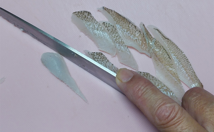 釣ったキスで作る「アレンジ」レシピ：キスわさ　霜降りがカギ