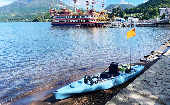 「ワカサギ釣りと足漕ぎカヤックの相性は想像以上！」大群捉えて入れ食い堪能【芦ノ湖】
