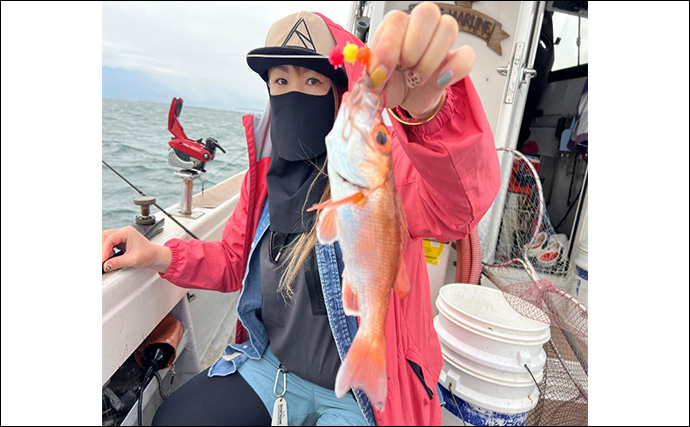 アカムツ釣りで本命続々！【富山・大将軍丸】誘いやハリスの長さ調整でアタリ引き出す