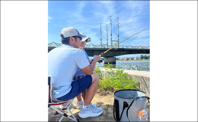 チョイ投げハゼ釣りで本命にキス好捕【新潟・関川】キビレとヒイラギの猛攻に苦戦