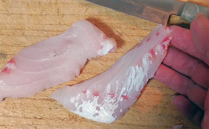 釣魚で作る「食品ロス削減」レシピ：タバメ腹骨の塩焼き　デカいほど美味い！