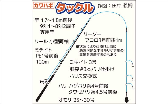 東京湾・竹岡沖で学ぶ船カワハギ釣り入門！　初心者でもわかる専用タックルと釣り方を指南