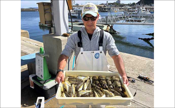 【沖釣り釣果速報】大物乗合船でマダイ筆頭にカンパチ・ハマチがズラリ！竿頭は8目＆30匹と大漁（愛知）